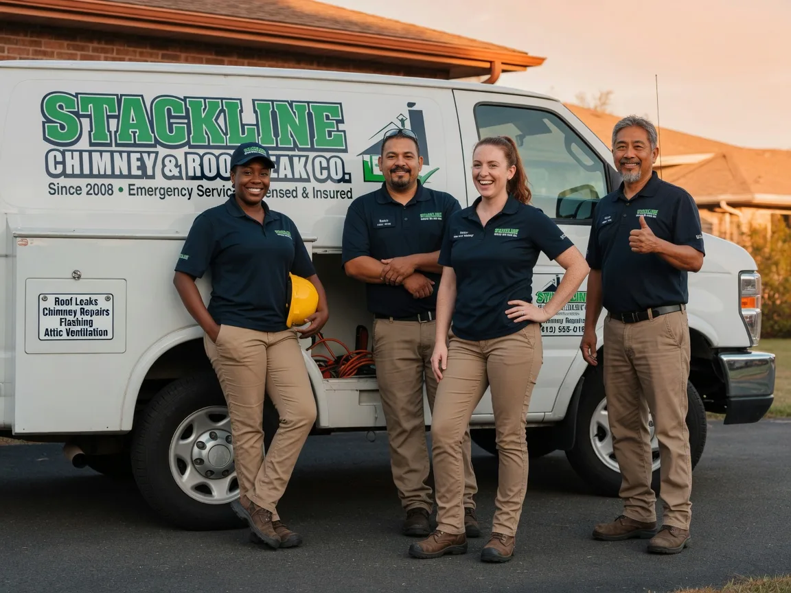 Chimney flashing repair company in Higgins, TX